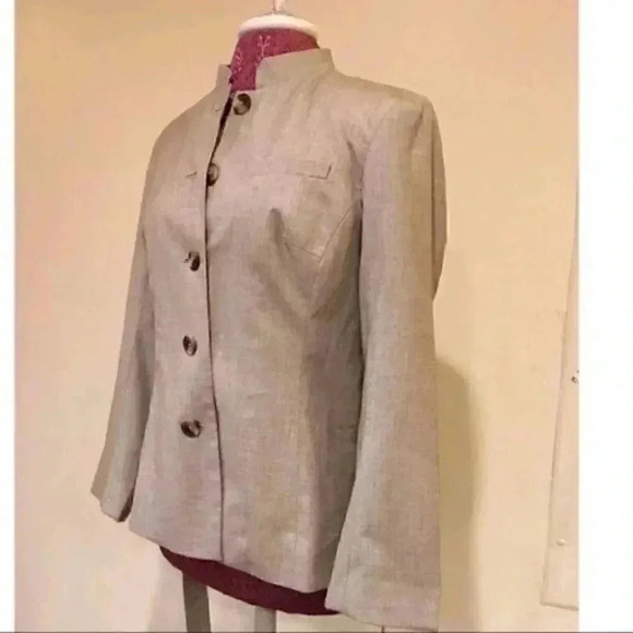 Isaac Mizrahi for Target Blazer 10 Long Wool Blend - Picture 7 of 8